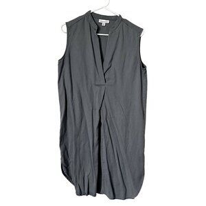 Prologue gray sheath dress sleeveless top classic style stunning professional